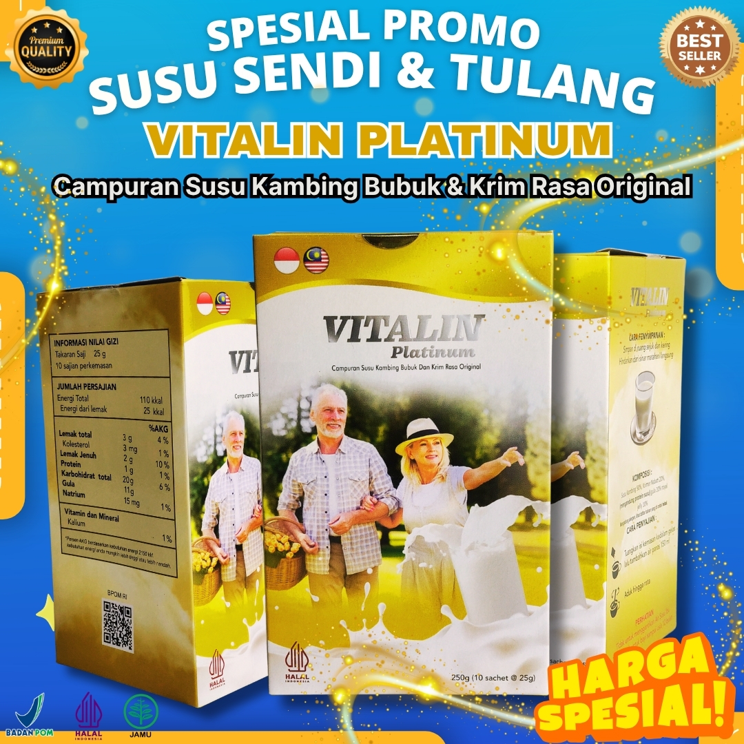 Pasangan Lansia Sehat dengan Vitalin Platinum